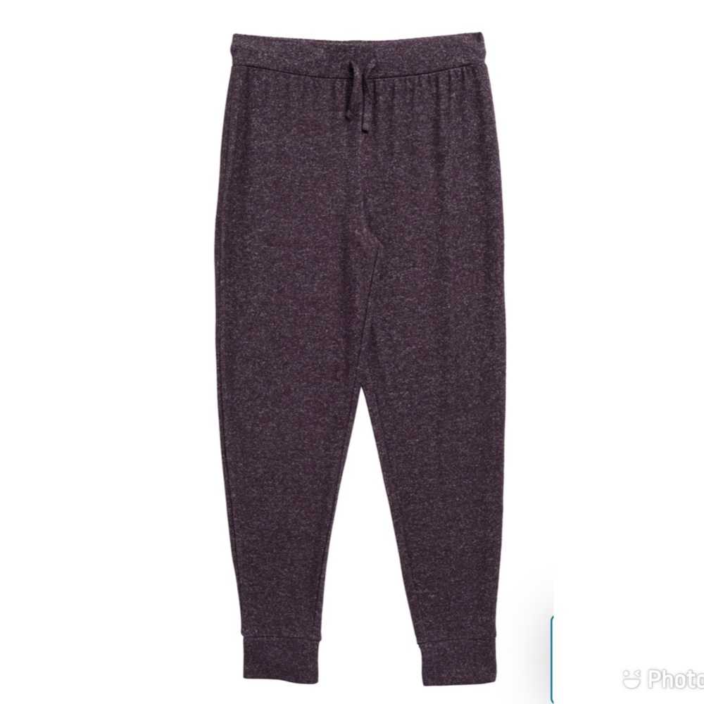 ❌Z by Zella Girl Ella Joggers Drawstring Cozy Purple Nebula Big Girl Sz S(7-8)